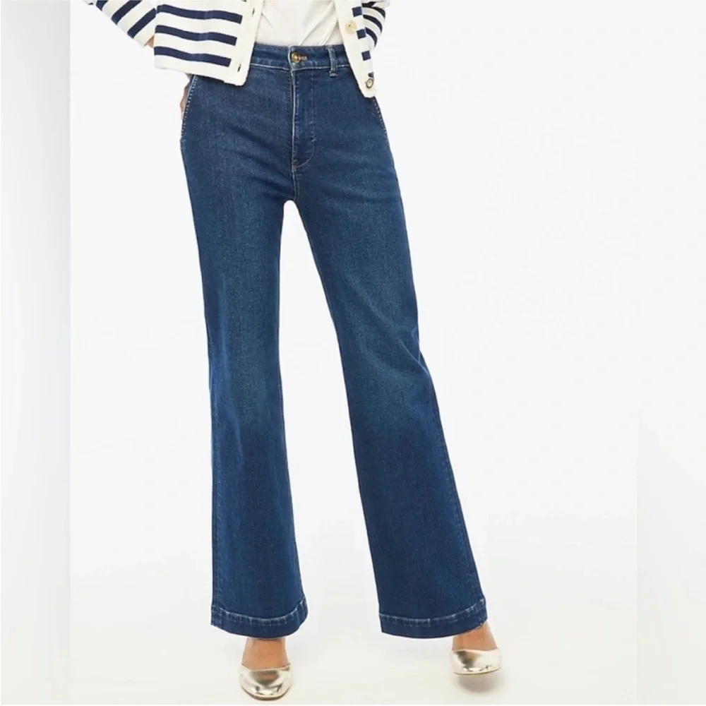 J. Crew Trouser Dark Jeans Size 28